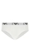 EMPORIO ARMANI WHITE COTTON BRIEF SET