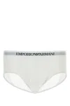 Emporio Armani White Cotton Brief Set In White