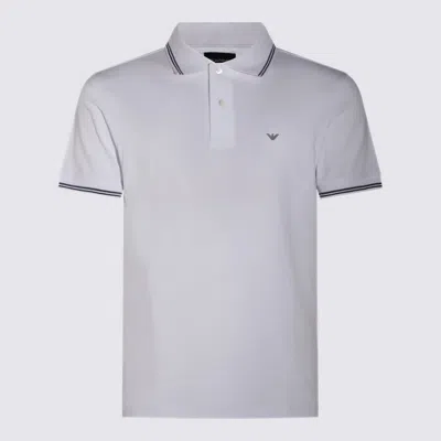 Emporio Armani White Cotton Polo Shirt