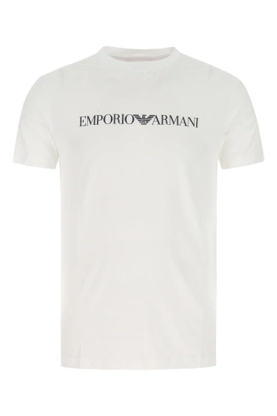 Emporio Armani White Cotton T-shirt