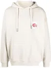 Emporio Armani 'freedom' Hoodie In White