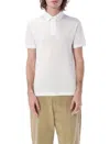 Emporio Armani White Logo Embroidery Polo
