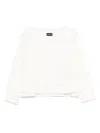 EMPORIO ARMANI WHITE LOGO SWEATSHIRT