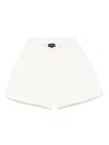 Emporio Armani Cotton Shorts In Organic Fabric