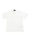 Emporio Armani Short-sleeved Polo Shirt In White