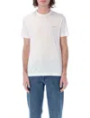 Emporio Armani White T-shirt With Logo On The Left Front In White