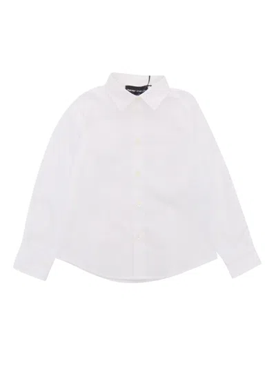 Emporio Armani Kids' White Shirt With Logo