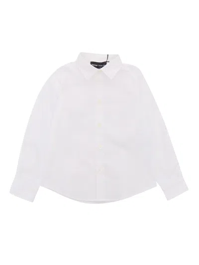 EMPORIO ARMANI WHITE SHIRT WITH LOGO