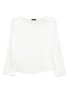 Emporio Armani Long Sleeve Nicky Shirt In White
