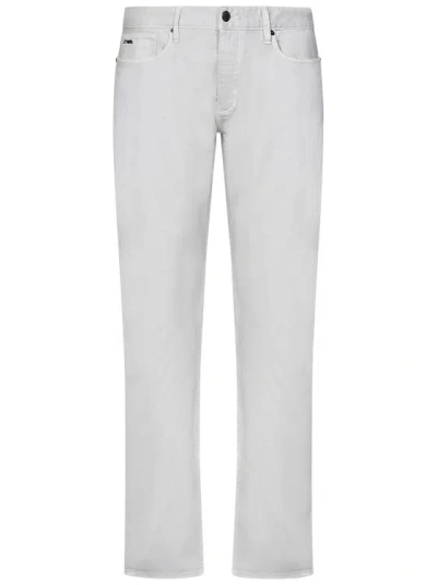 Emporio Armani White Slim Fit Jeans