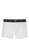 EMPORIO ARMANI WHITE STRETCH COTTON BOXER