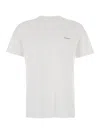 Emporio Armani White T-shirt With Logo On The Left Front In White