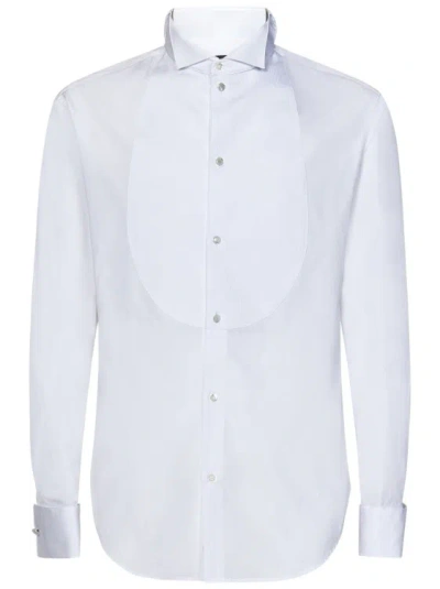 Emporio Armani White Tuxedo Shirt