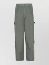 EMPORIO ARMANI WIDE LEG CARGO TROUSERS WITH BACK POCKETS