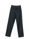 Emporio Armani Wide-leg Denim Jeans With Front And Back Pockets
