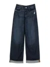 Emporio Armani Blue Clothing Essential Jeans In Blue