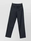 Emporio Armani Wide-leg Denim Jeans With Front And Back Pockets