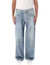 EMPORIO ARMANI WIDE-LEG JEANS