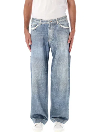 Emporio Armani Wide-leg Jeans In Denim