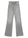 Emporio Armani J9d Flared Jeans In Gray