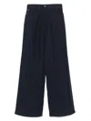 Emporio Armani High Waist Pleated Wide Leg Trousers