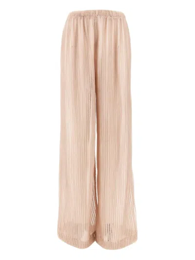EMPORIO ARMANI WIDE-LEG LUREX TROUSERS