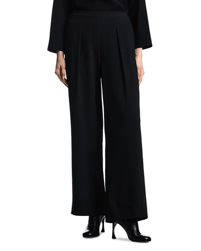 Emporio Armani Wide Leg Pants In Green