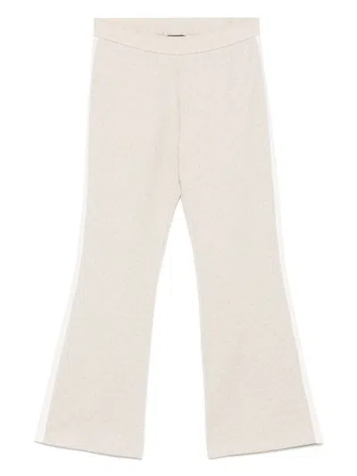 Emporio Armani Kids' Wide-leg Trousers In 中性色