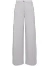 Emporio Armani Chevron-stitch Straight-leg Trousers