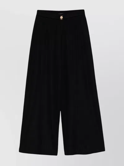 EMPORIO ARMANI WIDE-LEG TROUSERS LAMÉ EFFECT