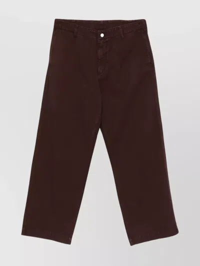 EMPORIO ARMANI WIDE LEG TROUSERS WITH SIDE AND BACK POCKETS