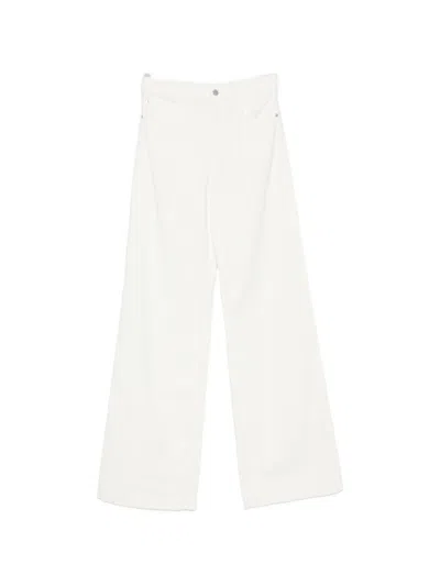 Emporio Armani Denim Cotton Jeans In Metallic