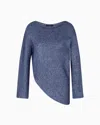 Emporio Armani Winter Urbanism Capsule Collection Asymmetrical Jumper In An Alpaca Blend