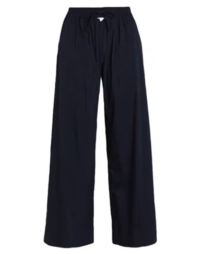 Emporio Armani Woman Beach Shorts And Pants Midnight Blue Size L Polyamide, Cotton, Elastane In Black