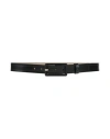 Emporio Armani Woman Belt Black Size 38 Leather