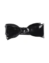 Emporio Armani Woman Belt Black Size 8 Polyester, Elastane, Polyurethane Coated In Black