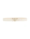 Emporio Armani Woman Belt Blush Size 38 Polyester, Pvc - Polyvinyl Chloride In Pink