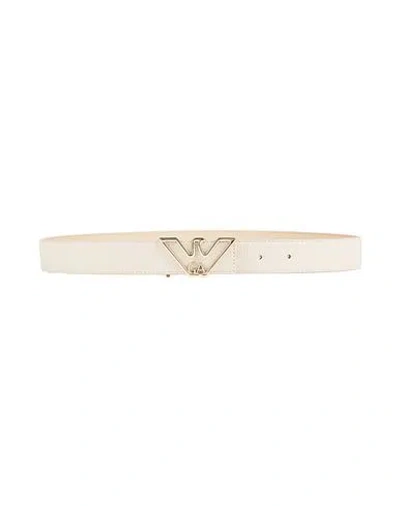 Emporio Armani Woman Belt Blush Size 38 Polyester, Pvc - Polyvinyl Chloride In Pink