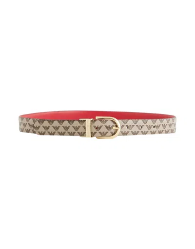 Emporio Armani Belts In Beige