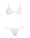 Shop Emporio Armani Woman Bikini Ivory Size 4 Polyester, Elastane In White