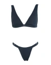 Emporio Armani Woman Bikini Navy Size S Polyamide, Elastane In Navy Blue
