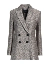 EMPORIO ARMANI EMPORIO ARMANI WOMAN BLAZER BEIGE SIZE 6 POLYESTER, ACRYLIC, WOOL, POLYAMIDE, SYNTHETIC FIBERS