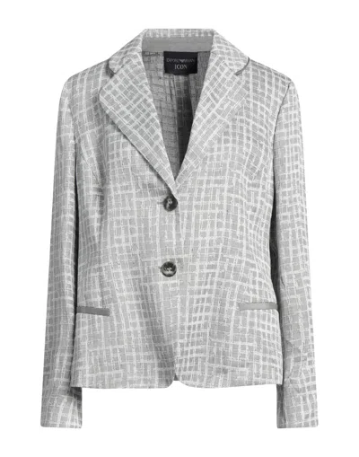 Emporio Armani Suit Jackets In Grey