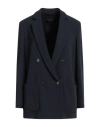 Emporio Armani Woman Blazer Midnight Blue Size 12 Acetate, Viscose