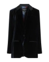 Emporio Armani Woman Blazer Midnight Blue Size 4 Viscose, Cupro