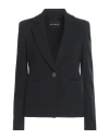 Emporio Armani Barathea Single Button Blazer In Blue
