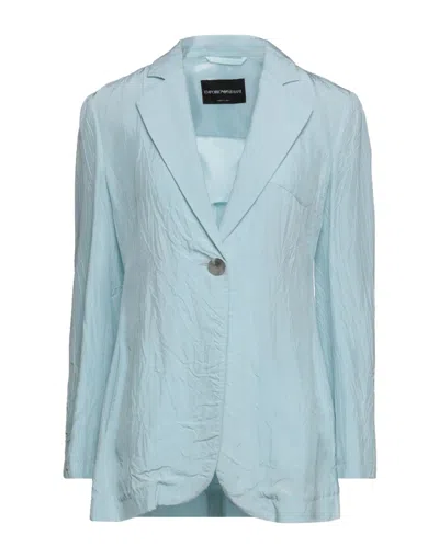Emporio Armani Suit Jackets In Blue