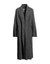EMPORIO ARMANI EMPORIO ARMANI WOMAN CARDIGAN LEAD SIZE 6 VIRGIN WOOL, POLYAMIDE