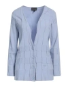 Emporio Armani Woman Cardigan Lilac Size 8 Viscose, Polyester In Purple