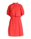 Emporio Armani Woman Co-ord Tomato Red Size 6 Cotton In Tomato Red